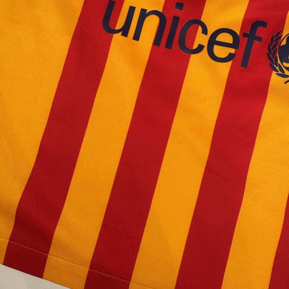 Flocage Officiel FC Barcelone Messi 2015/2016 – Extérieur Bleu – Footpress® Neuf