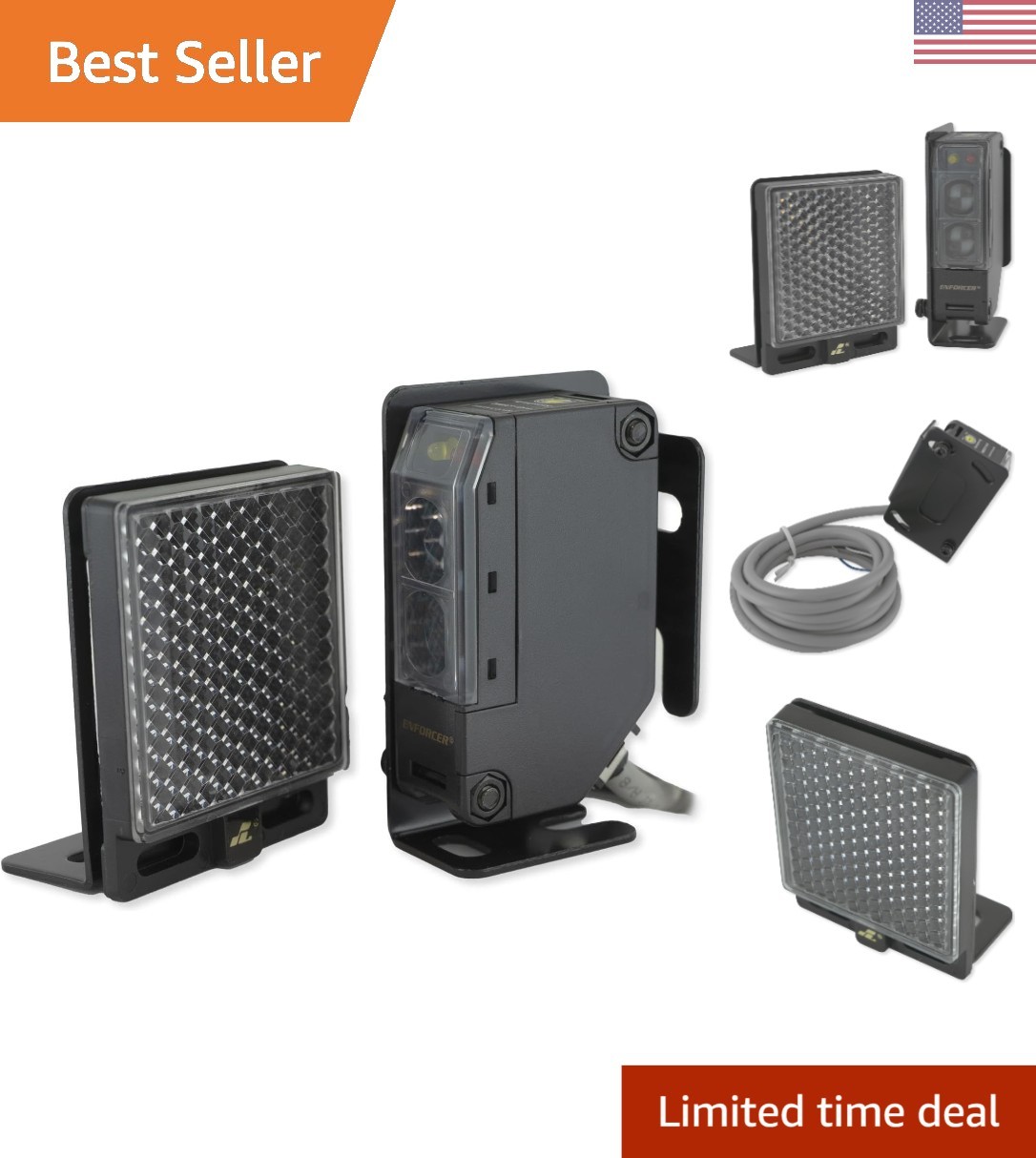Enforcer 35' Photoelectric Beam Sensor - Weatherproof Securi