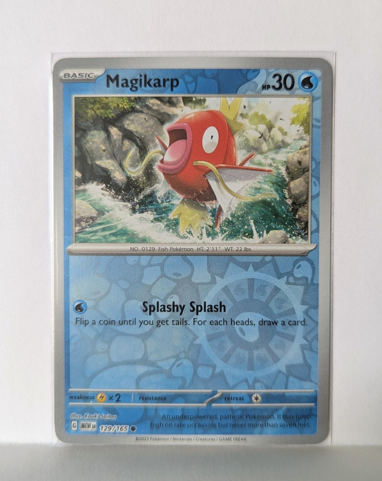 NM/M - Magikarp 129/165 - Reverse Holo - 151 - Pokemon Card TCG #3