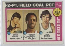 1974-75 Topps Swen Nater James Jones Tom Owens #208 yf0