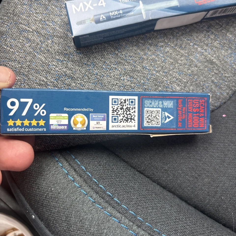 Arctic MX-4 Carbon Based Thermal Compound Paste 4g 5 pack - Image 4 of 4