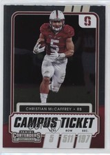 2021 Panini Contenders Draft Picks Campus Ticket Christian McCaffrey #60 1hp0
