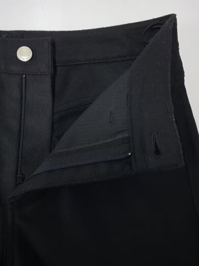 PRADA/Straight Pants/Size 38/Wool/Black/Solid/P269E thumbnail 3