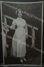 a VAD Nurse who died who died near to Christmas 1920 - Real photo Postcard