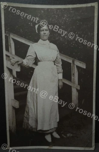 a VAD Nurse who died who died near to Christmas 1920 - Real photo Postcard