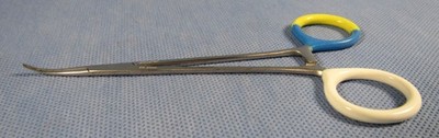 V. Mueller CH8610 Delicate Jacobson Mosquito Forceps Curved Jaws 5'' 127mm German