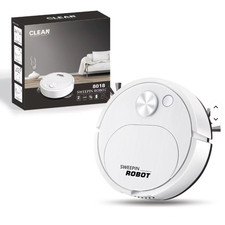 Portable Robotic Vacuum Cleaner with Cyclone Filter – USB Rechargeable 12V Sweep