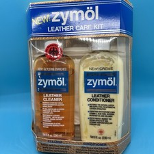 New Zymol Leather Care Kit 8 Oz Leather Cleaner 8 Ounce Cream Conditioner Car