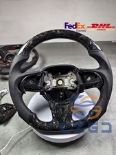 Forged Carbon Fiber Steering Wheel For Chrysler 300c 15-20 None Heated