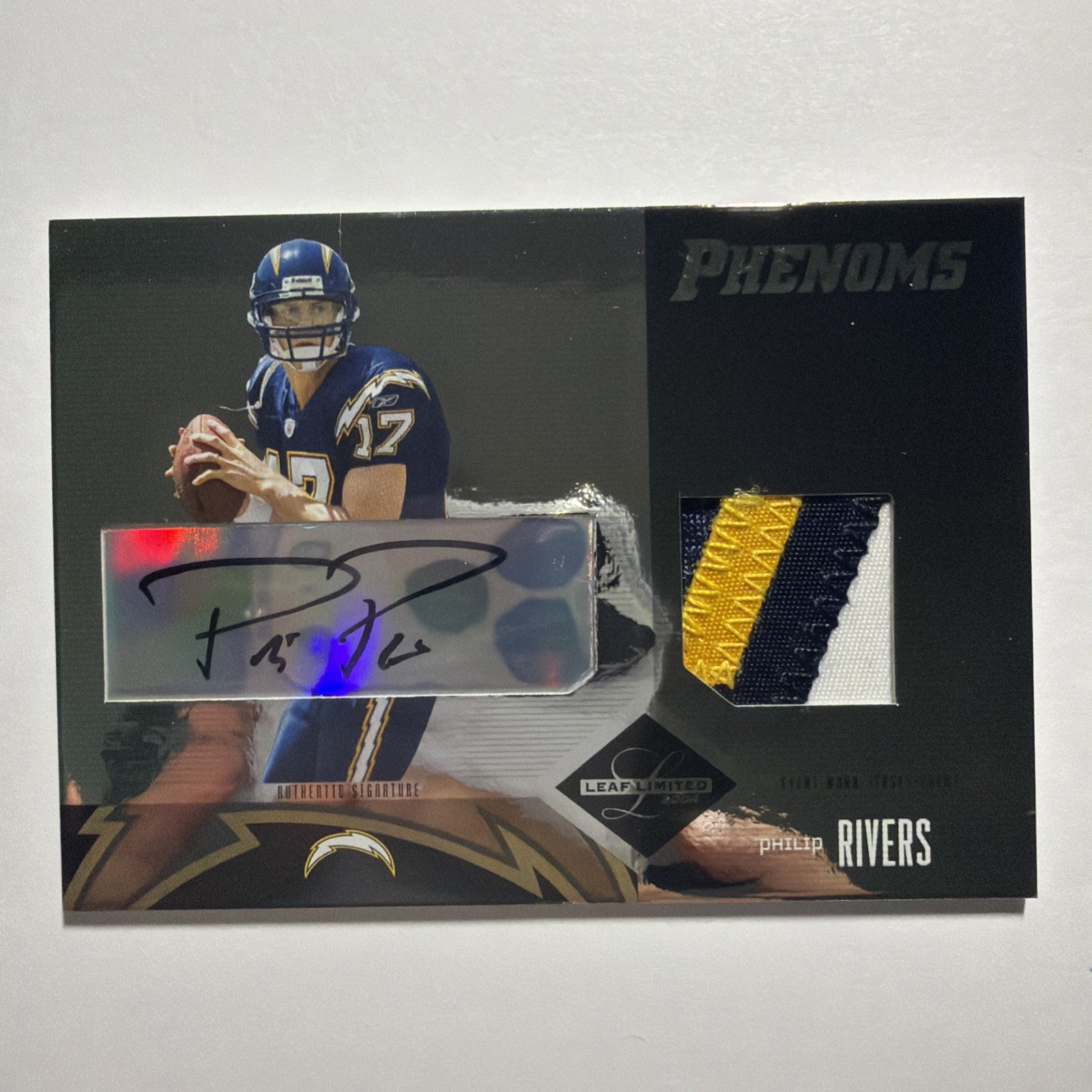 2004 Leaf Limited - Phenoms Philip Rivers #228 /150 (AU, MEM, RC)