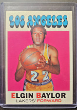 1971-72 Topps Basketball ELGIN BAYLOR - EX to VG/EX - Los Angeles Lakers