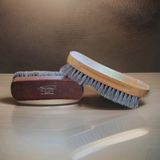 Lot Of Vintage Horse Hair Shoe Shine Brushes Professional