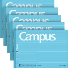 Campus Composition Notebook, 5 Pack, Half Size Junior Composition Book, B 6mm...