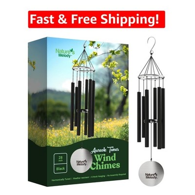 Nature s Melody 28-Inch Wind Chimes   Elegantly Tuned Outdoor Decoration