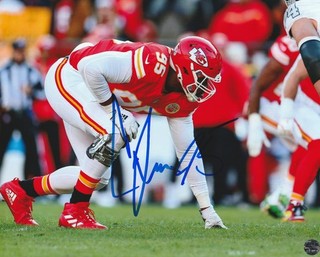 Chris Jones Signed Autographed Kansas City Chiefs 8x10 Photo with COA/Hologram