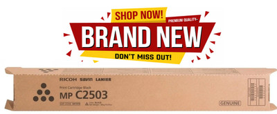Genuine Ricoh MP C2503 Black Toner Cartridge EDP: 841918 New