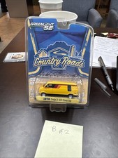 GreenLight 1976 Dodge B-100 Street Van Country Roads - 29800 NRFP Yellow 1:64