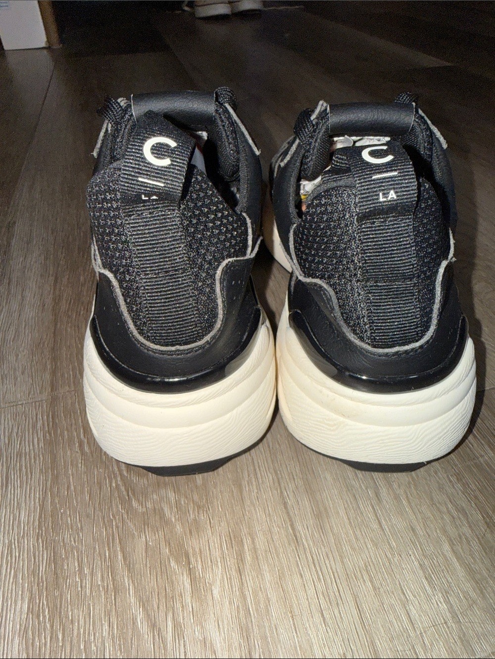CLAE Salazar Men’s Black Leather Sneakers - Size 9.5 image 6