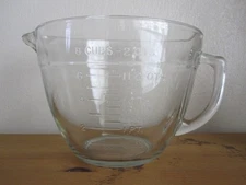 ANCHOR HOCKING 2 QUART GLASS BATTER BOWL