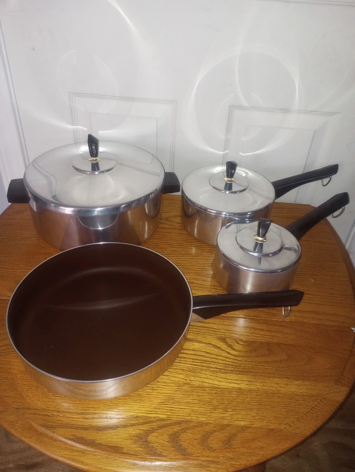 Vtg Regal Princess Pots And Pans Set Saucepans and Skillet with Lids Set of 7