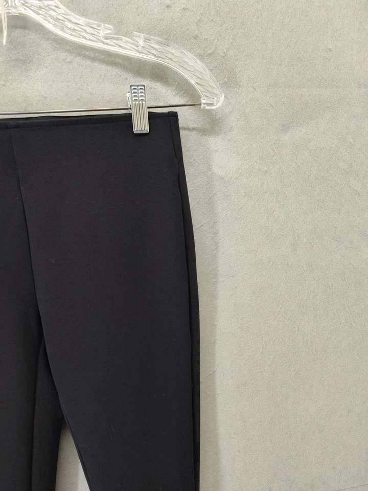 Pantalones DKNY Mujer Extra Pequeños Negros Ajustados Elastizados Tirar al Tobillo Tiro Alto Leggings Foto 3 de 4