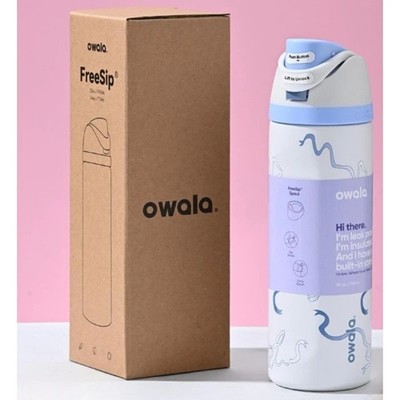 Owala 32oz FreeSip Tied & True Blue Bows Water Bottle Limited