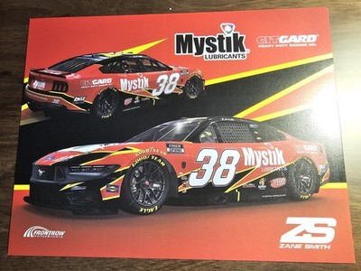 2026 Zane Smith #38 Mystik Lubricants Postcard Darlington Elliott