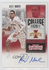 2016-17 Panini Contenders Draft Picks College Ticket Abdel Nader #178 Auto 7k8