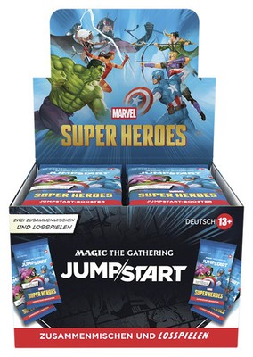 Magic the Gathering: Marvel Super Heroes - Jumpstart Display (24 Booster) DE