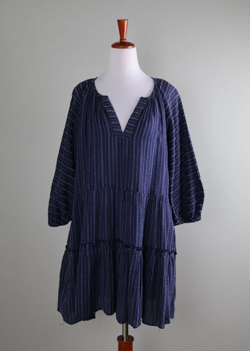 chinese dress ladies It's In The Air Olive Green Striped 3/4 Sleeve Midi Dress – Shop the Mint main image 1