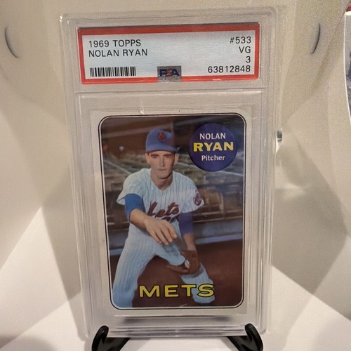 1969 TOPPS #533 NOLAN RYAN PSA 3 HOF