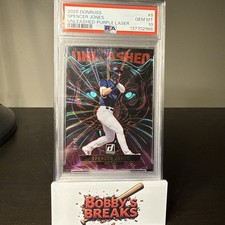 2025 Panini Donruss Unleashed Spencer Jones  /15 Yankees CASE HIT PSA 10 POP 1