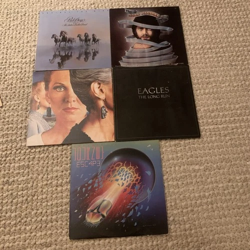 Eagles Journey Escape Styx Bob Seger Alan Parsons LOT Record Vinyl VG+/VG+ Inner