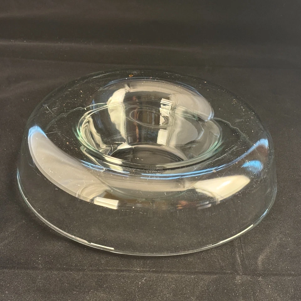 Pyrex Francia Bundt Pan Cake Anillo Gelatina Molde Vidrio Transparente 25cm Foto 3 de 4