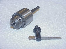 Jacobs Drill Chuck 7B 0 to 1/4" Cap with 1/4" Hex Shank 3/8"-24 Thread W/Key