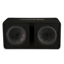 Kicker 48DCWR122 Dual 12" CompR Series 1000W RMS 2 Ohm Loaded Sub Enclosure