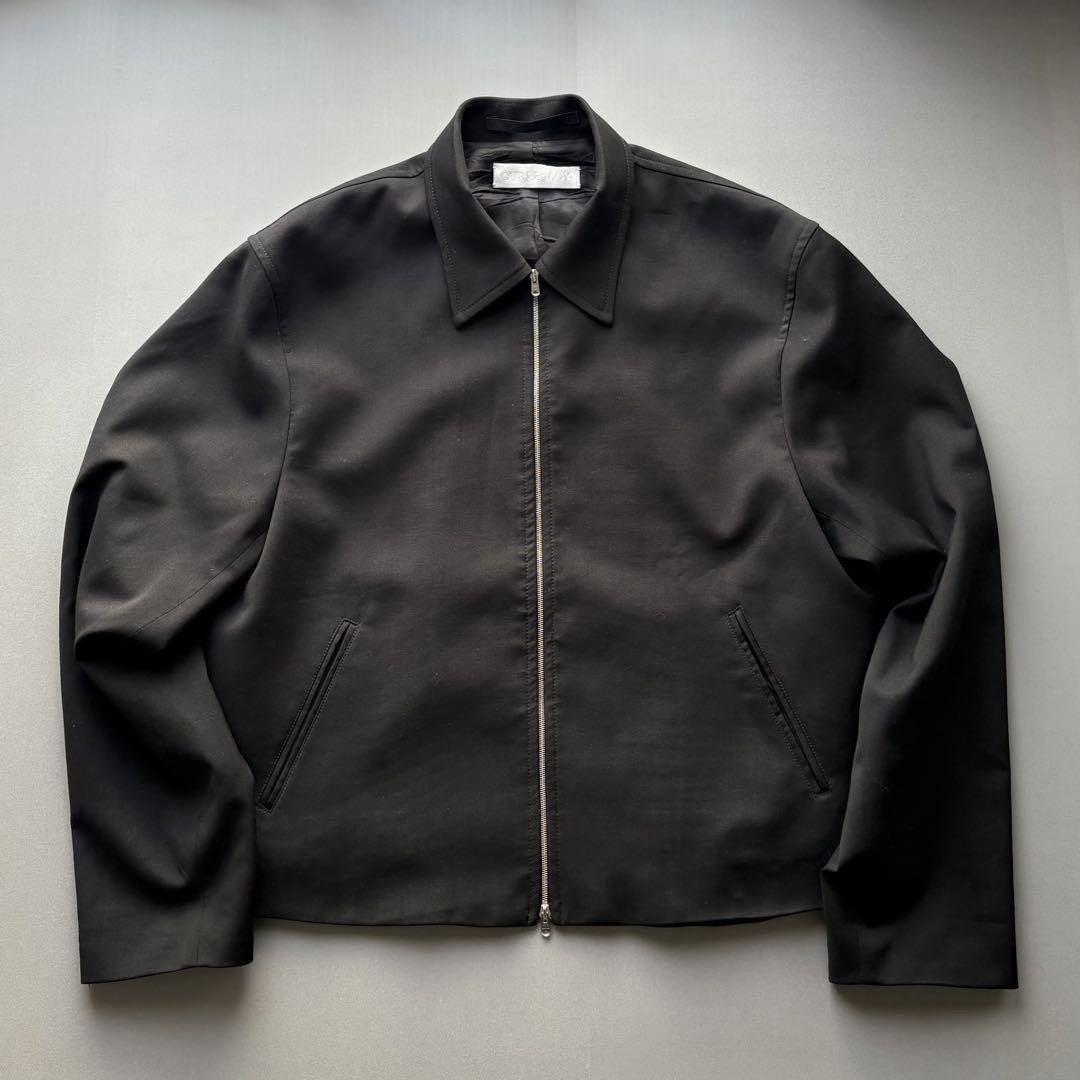 ジャケット・アウター OUR LEGACY / MINI JACKET BLACK 44 Our Legacy - Mini Jacket Top Dyed Black Leather