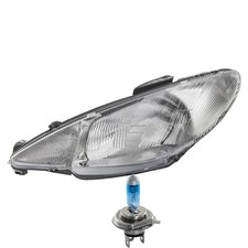 Scheinwerfer Frontscheinwerfer links inkl. Premium Lampen für Peugeot 206 CC 2D