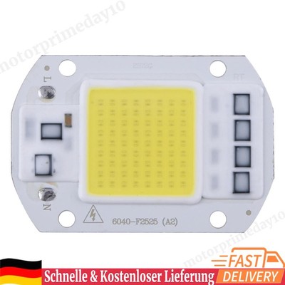 3Pcs High Power 50W AC 220V COB LED Lamp Chip for Spotlight Searchlight(White)