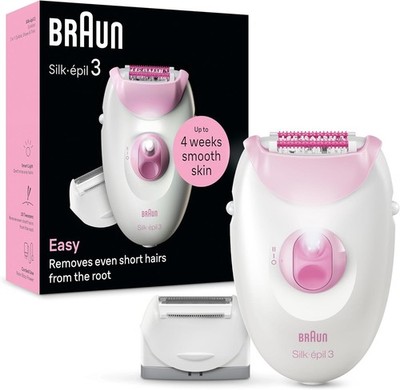 Braun Silk-épil 3, kabelgebundener Epilierer Damen für Haarentfernung