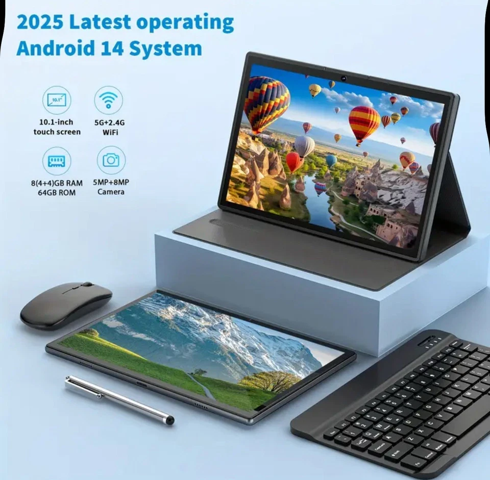 tablet with keyboard and mouse and stylus - Image 2 of 4