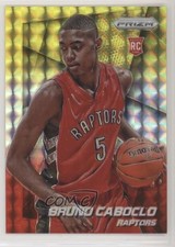 2014-15 Panini Prizm Yellow & Red Mosaic Prizm Bruno Caboclo #298 0c2