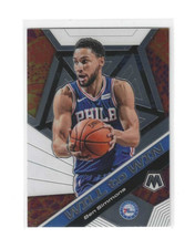 2019-20 Panini Mosaic Basketball Will To Win Insert #15 Ben Simmons - 76ers