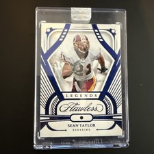 2024 Flawless Legends Sapphire Gem Sean Taylor Redskins 7/15 #89 Encased