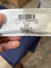 RADA CUTLERY W242 SERRATED REGULAR PARING BLACK HANDLE