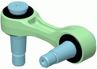 Stange Strebe Stabilisator Lemförder 21534 01 Koppelstange Stabilisatorstrebe