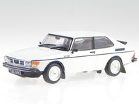 Saab 99 Turbo Prototyp 1977 Weiss Modellauto 3898034 Atlas 1:43