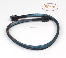 12G Internal HD Mini SAS SFF-8643 to SFF-8643 High Destiny Cable 100-Ohm 0.5m