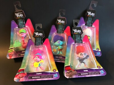 NEW ~ DREAMWORKS ~ TROLLS WORLD TOUR FIGURES ~ CHOOSE 1 or ALL  ~ 1+ SHIP