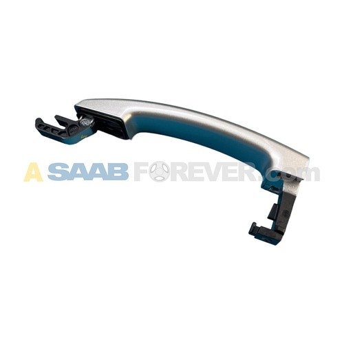 SAAB 9-5 9-4X LEFT DOOR HANDLE EXTERIOR SILVER 2010-11 NEW GENUINE OEM 25980301 - Picture 2 of 10